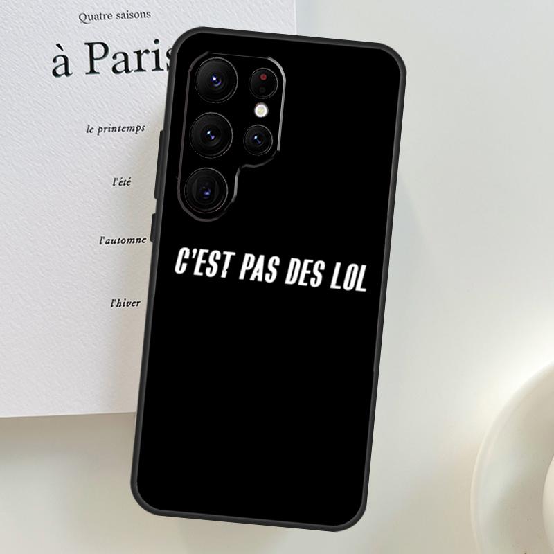 

JUL C est pas des LOL Case For Samsung Galaxy S26 Ultra S25 S23 S22 S21 S24 Ultra S10 S20 Plus S25 FE Phone Cover Galaxy S24Ultra