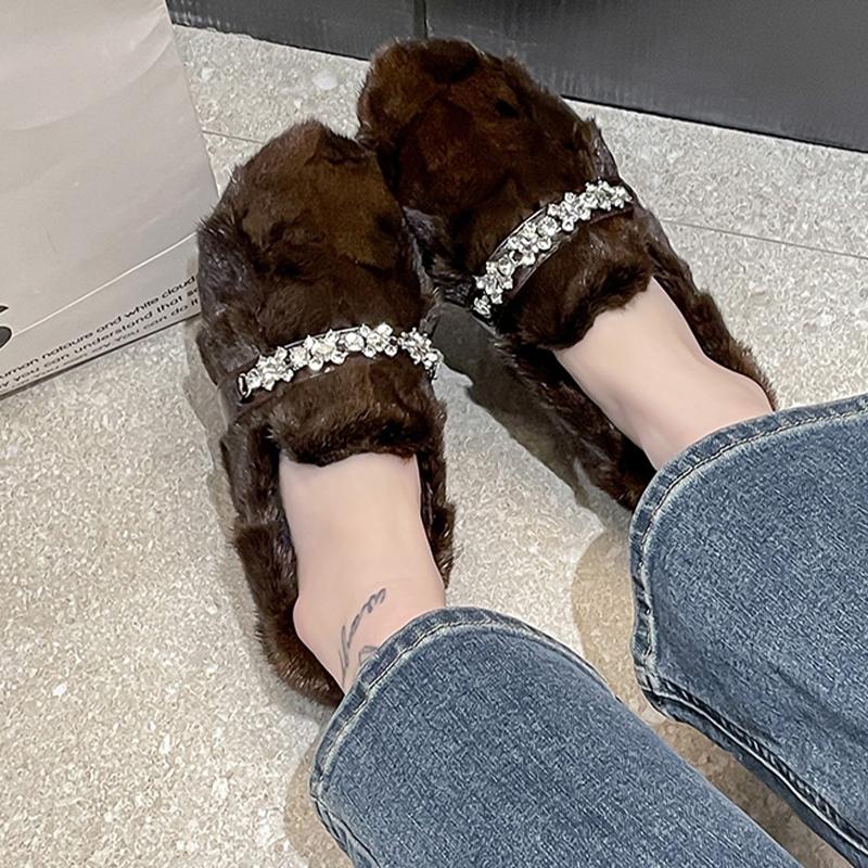 

Мех Женские Хлопковые Туфли Леопардовые Балетки Короткие Плюшевые Ботинки Зимние Теплые Лоферы 2025 Уютные Повседневные Туфли Женские 43 тёмно-рыжий