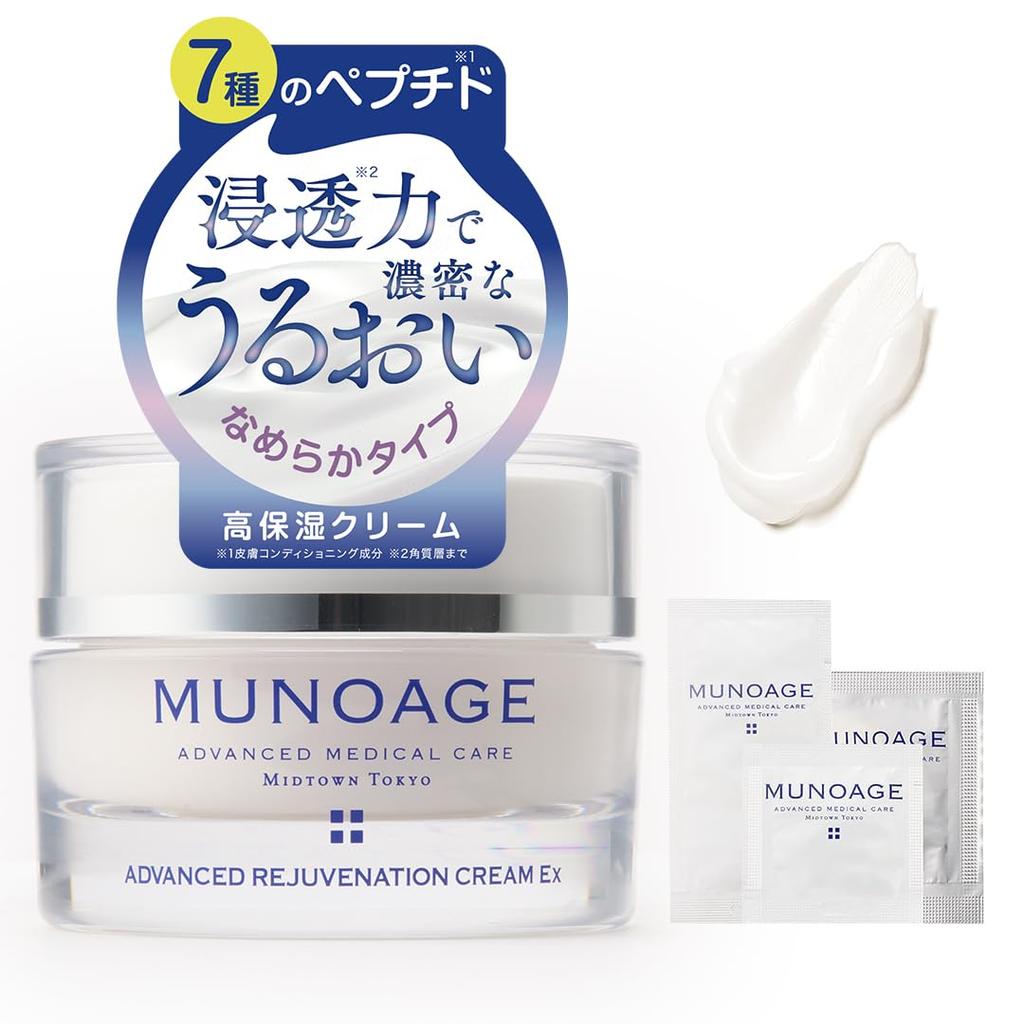 Munoage Firming Elasticity Smooth Lightweight Moisturizing Cream for Sensitive and Dry Skin Rejuvenation Cream Official Limited Edition Gift Set &