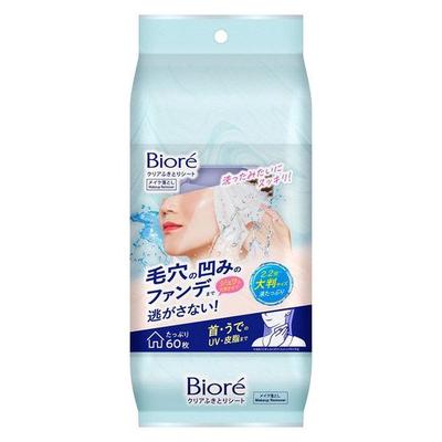 Biore Clear Wipe-Off Sheet (60 Sheets) S1192