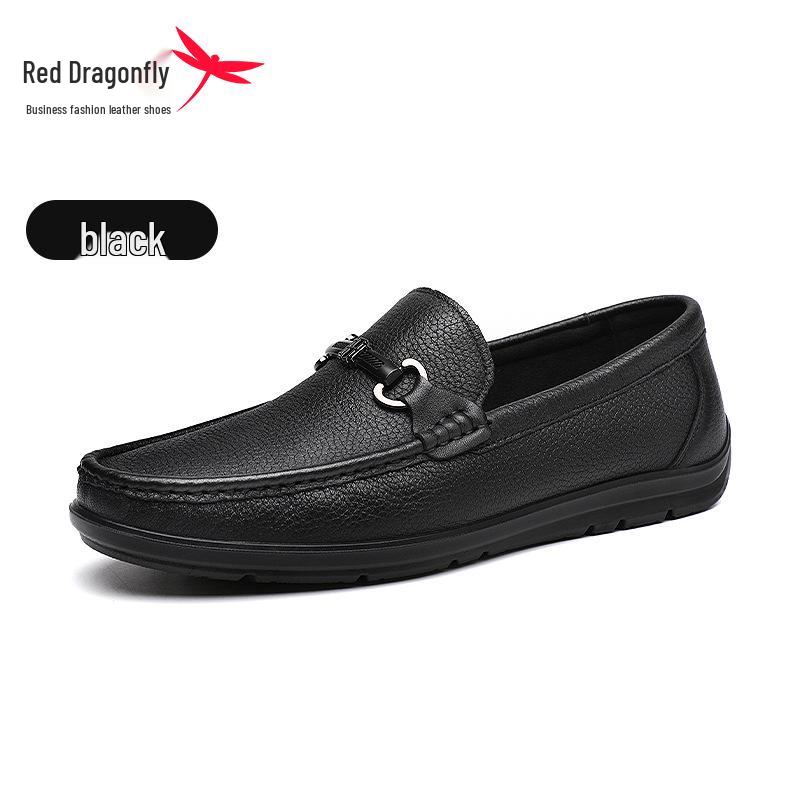 Red Dragonfly Men s Slip-on Lambskin Leather Driving Shoes 43