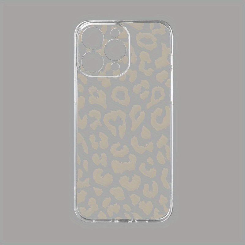 1PC Leopard Pattern Design Phone Case, Suitable for iPhone 17, 16, 15, Plus, Pro, Max Series Phones - Ideal for Use As a Gift