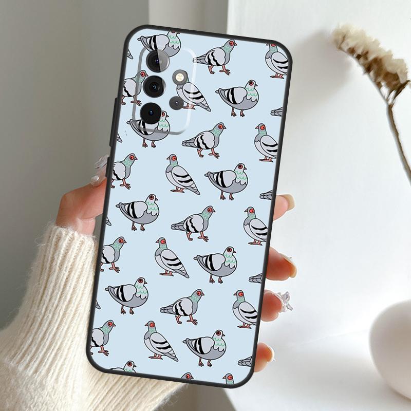 Die Tauben Hülle Für Samsung Galaxy A55 A15 A35 A56 A06 A16 A26 A36 A32 A52 A13 A33 A53 A14 A34 A54 A17