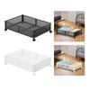 Storage Container with Wheels Tool Free Assembly under Bed Shoe Organizer Bin Drawer for