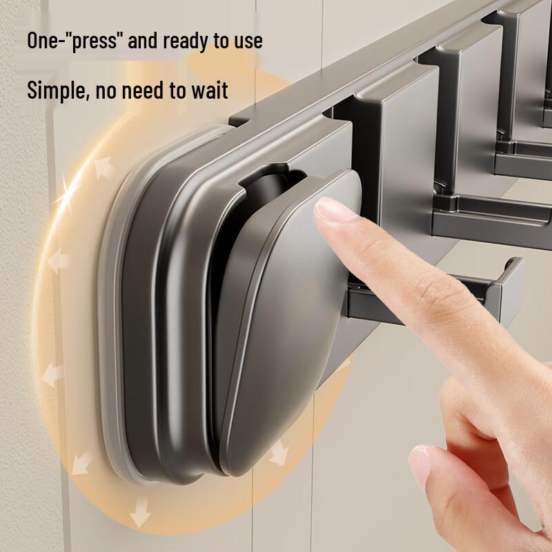 Miling Drill-Free Wall Coat Hook Rack