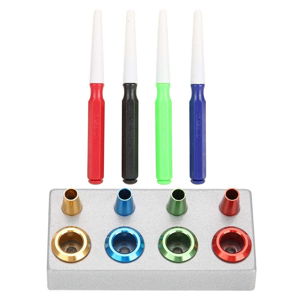 

Zjchao Watch Oil Injector Kit, Oil Cup and Pen Kit, Professional Grade Watch Oil Injector Kit, Set of 4 Oil Cups and 4 Oil Pens, Watchmaker Repair Too
