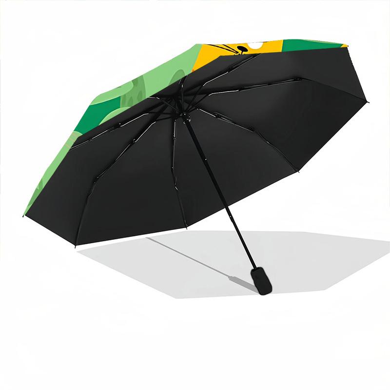 1pc Cats Garden Automatic Folding Umbrella - 8-Rib Automatic Open/Close, Portable Collapsible Compact Umbrella yy251218070