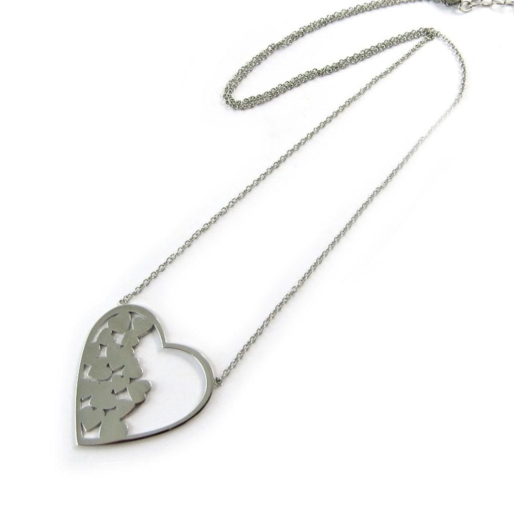 Les Trésors De Lily [N3366] - Sølv 'Love' stålkjede - 26x25 mm