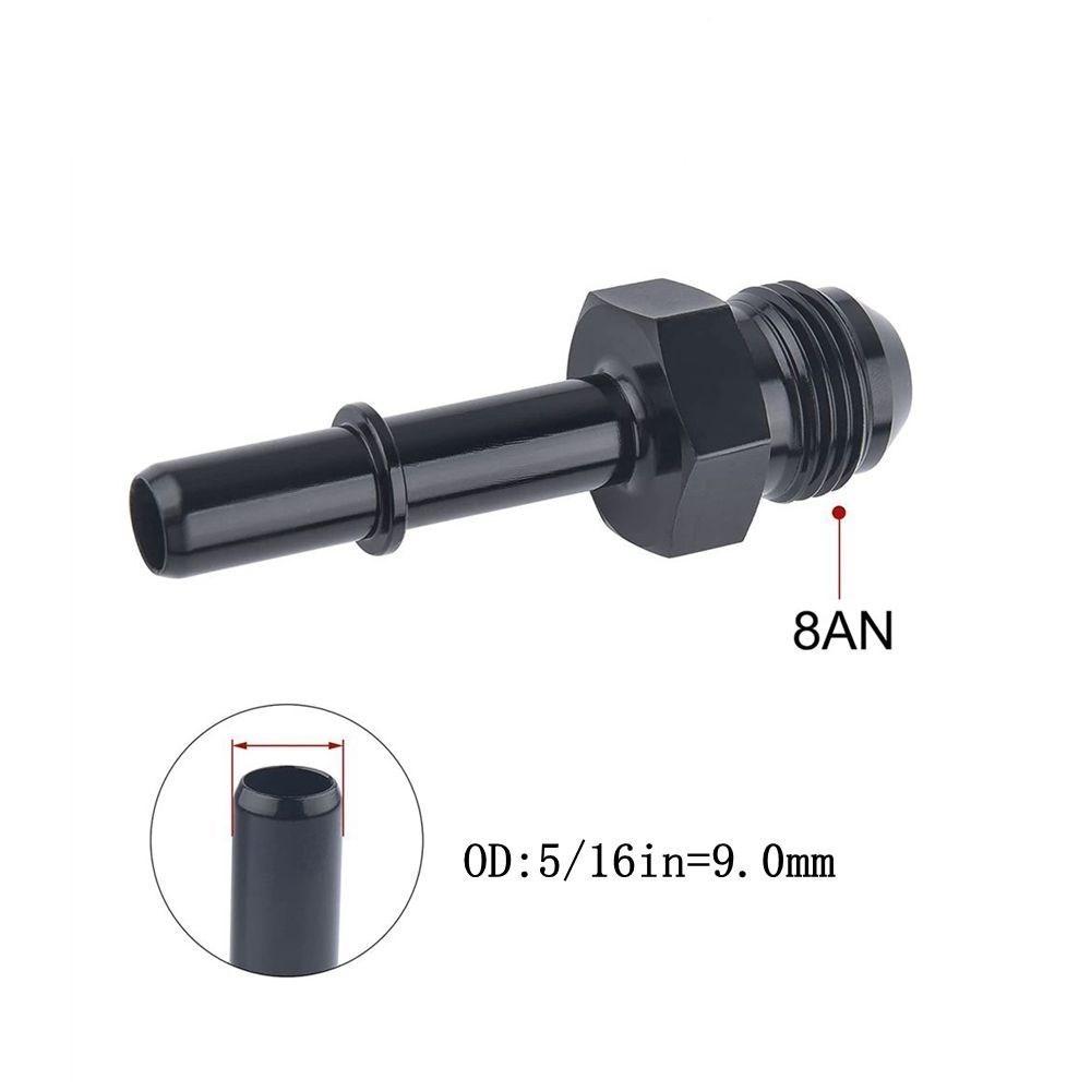 1 szt. Aluminium 6AN 8AN Męski Do 3/8" 5/16" Szybkozłączka Męska Wciskana Adapter Złączki Szybkozłączka