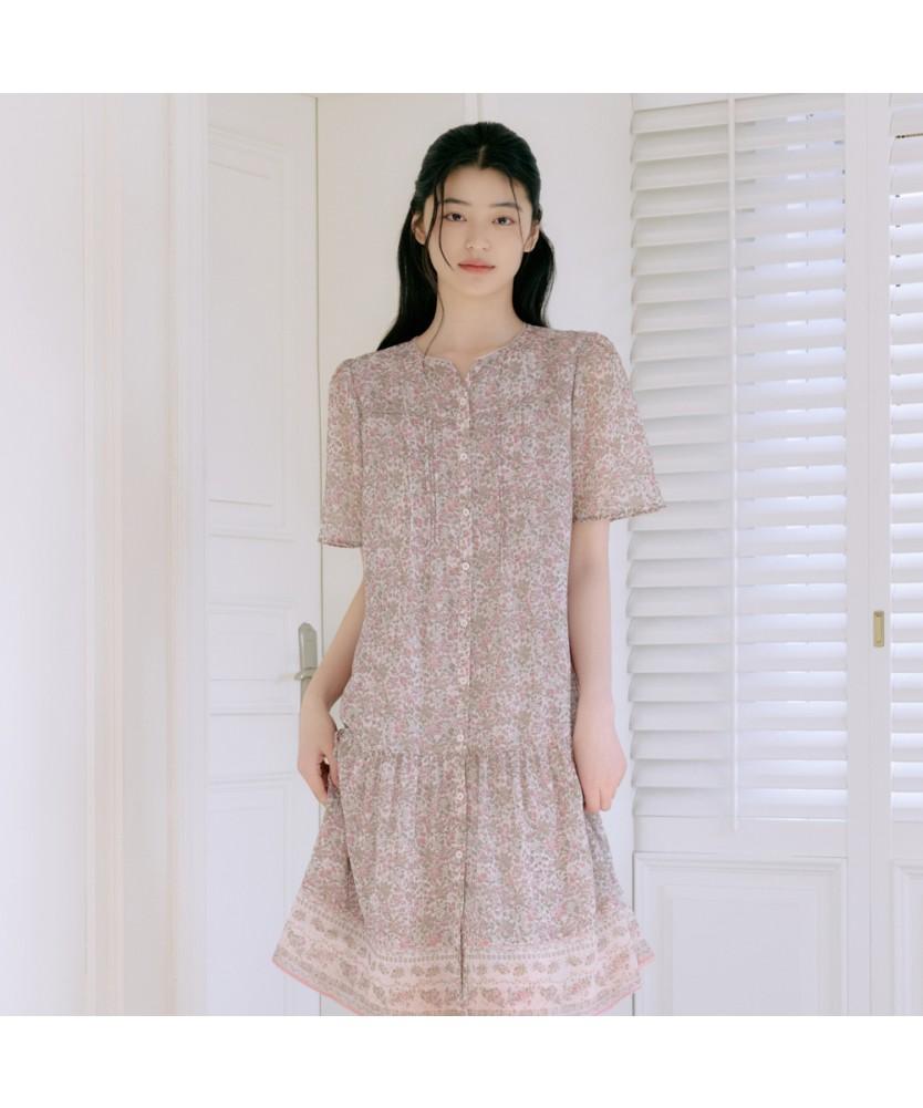 THURSDAY ISLAND Border Mix Mini Dress_T264Mop244W