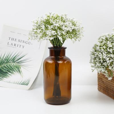 12Pcs Artificial Baby's Breath Bouquet with Stem Realistic Reusable Home Wedding Party Faux Flower Floral Arrangement Decoration Photo Props