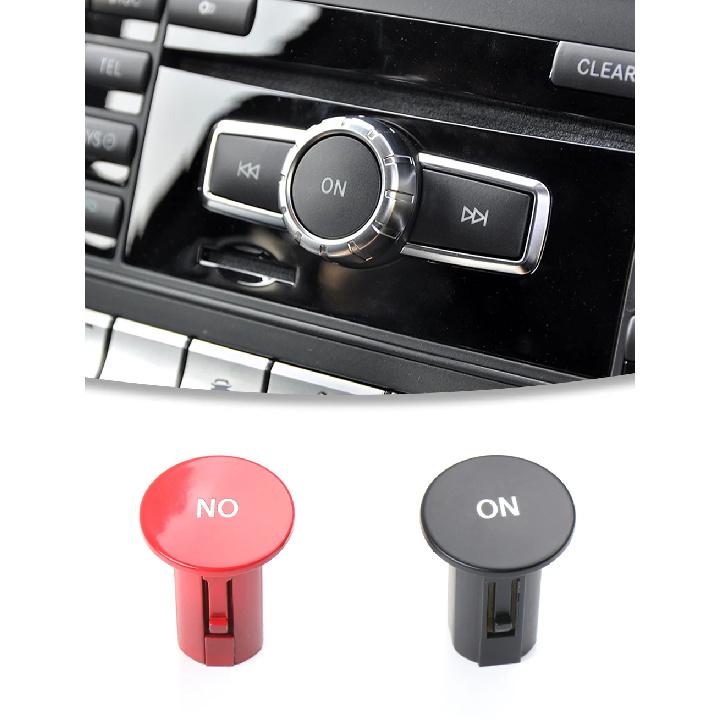 Front Center Console Radio CD Player Button Knob ON Button Switch Cap For Mercedes Benz W204 X204 W212 W207 W218 W166 W156 W176