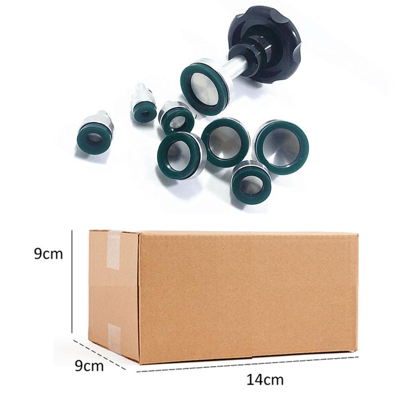 

Набор из 9 инструментов для снятия задних крышек часов без следов, резиновые съемники, 8 размеров, присоски, набор инструментов для часовщиков для ремонта зелёный