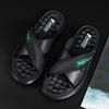 Leisure Slippers Flip-Flops Man Comfortable Wading Aqua Footwear Half Drag Hot Sale Mens Sandals Casual Leather Men Summer Shoes