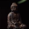 Agarwood Carving Lotus Seated Statue Figure of The Buddha Desktop Ornament Home Worship Craft Gifts Decoration Ornament