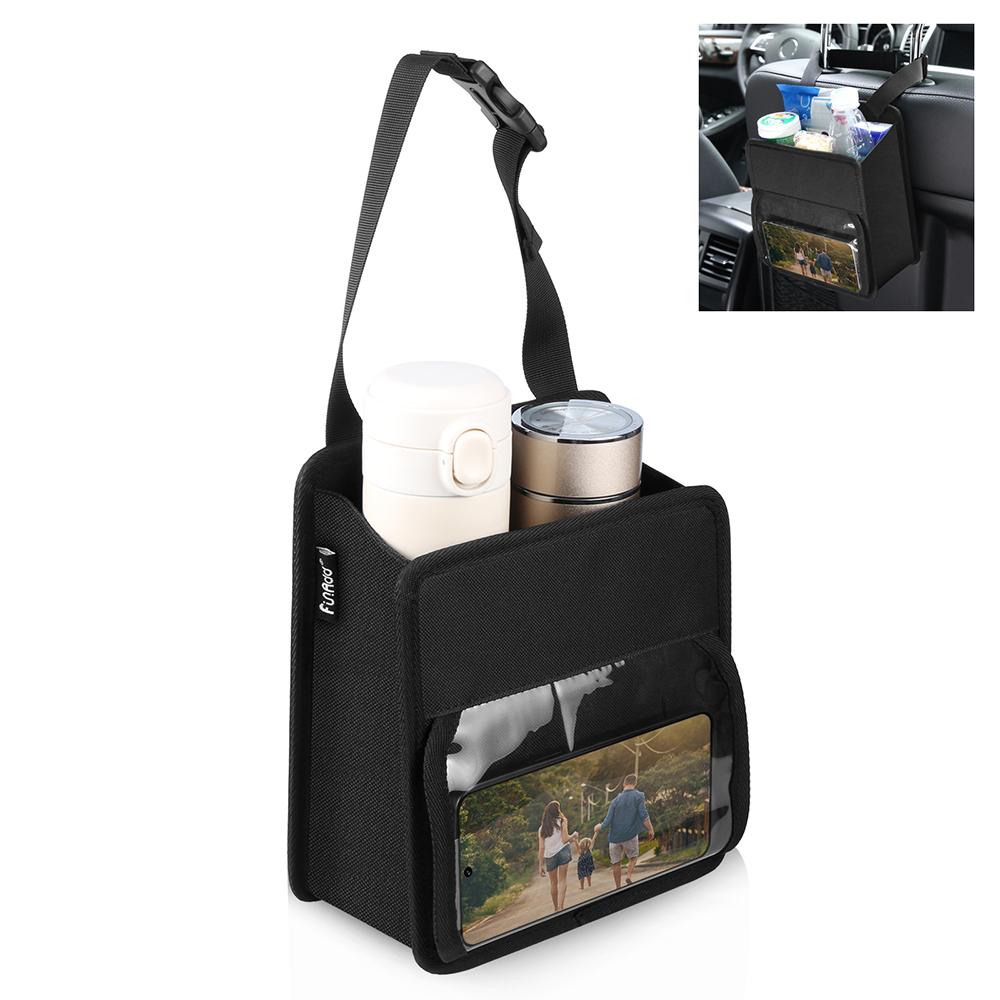 Multifunctional Folding Storage Box Bag Car Rear Seat Garbage Bin Portable Car Back Seat Hook Storage Box