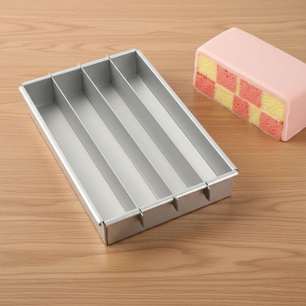 Non-Stick Tiramisu Pan with Adjustable Divider Baking Cake Mould Cake Baking Tray  Bread