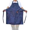 Adjustable Bib Apron Waterdrop Resistant with 2 Pockets Cooking Kitchen Aprons for Women Men Chef