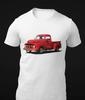 1951 Ford F1 Red Pickup Truck Short-Sleeve Unisex T-Shirt