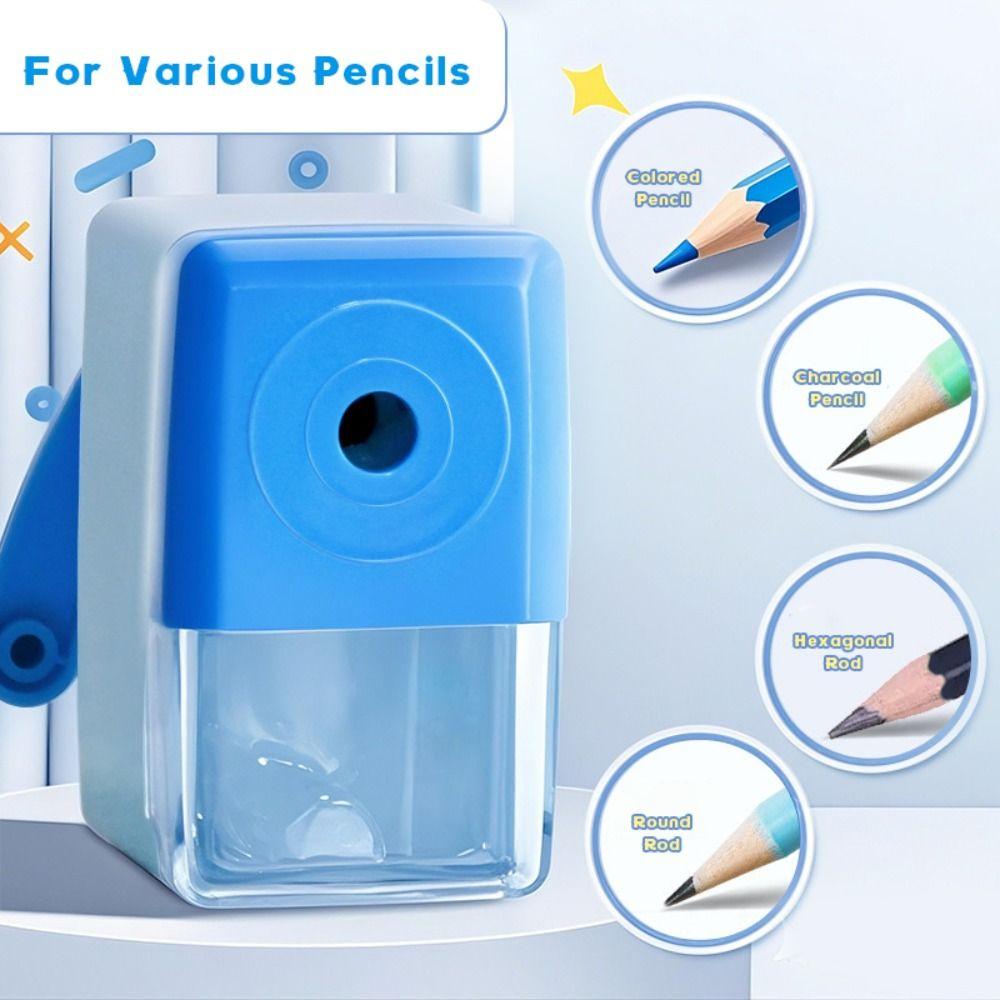 Pencil Automatically Enters Pencil Sharpener Labor Saving Hand-cranked Mechanical Tool  Gift