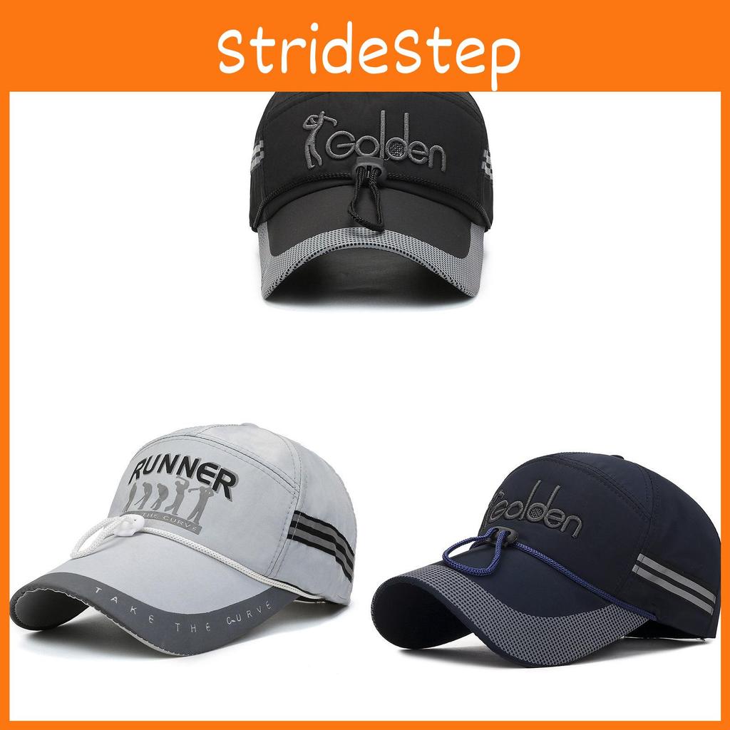 Printing Letter Golden Baseball Cap Sporty Visor Cap Sun Protection Gift Fashion