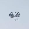 Wan Yue Rhinestone Kitten Earrings - Elegant, Fashionable Women's Jewelry