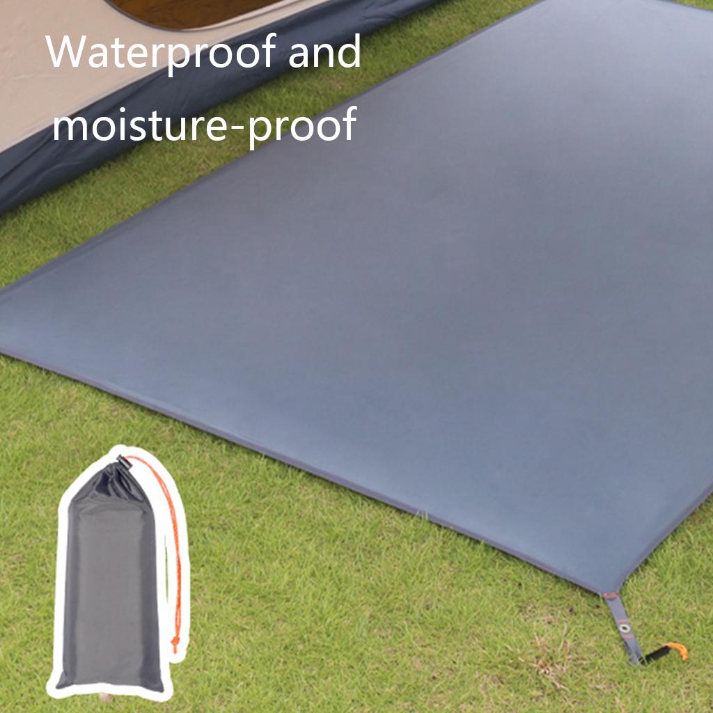 Outdoor Tent Mat Wear Resistant and Tie Resistant Floor Cloth Used As for Sun Canopy by Fixing the Mat Through Grommet