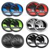 2pcs Car Front Hood Badge Rear Trunk Emblem Replacement Sticker For Yeti VRIS Rapid Octavia A5 A7 Kodiaq Karoq Kamiq Fabia