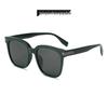 2025 Fashionable Large Frame Polarized Sunglasses - UV Protection, Slimming Effect, for Men & Women