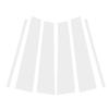 6pcs/set Car Window Door Column B C Pillar Post Cover Trim Replacement Parts For Honda Pilot/Ridgeline 2009-2015 Auto Parts
