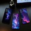 S-Space For Galaxy Art Soft Silicone Black Cover Phone Case For Samsung Galaxy A73,A72,A71,A70,A53,A52,A51