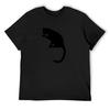 Black Cat T-Shirt Customs Design Your Own Plus Size Tops Anime Men Tshirt