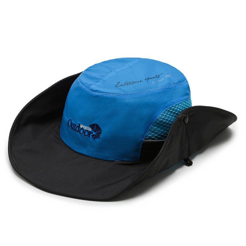 New bucket hat summer sun protection breathable men and women thin sun protection fishing hat mountaineering hat hat