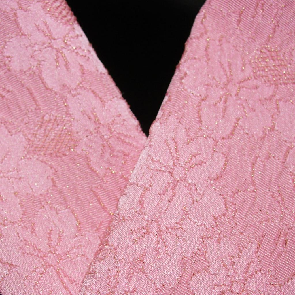 02 Cherry Blossom Pattern Layered Collar for Furisode and Houmongi Kimono (Layered CollarDecorative Collar) [Made in Japan]