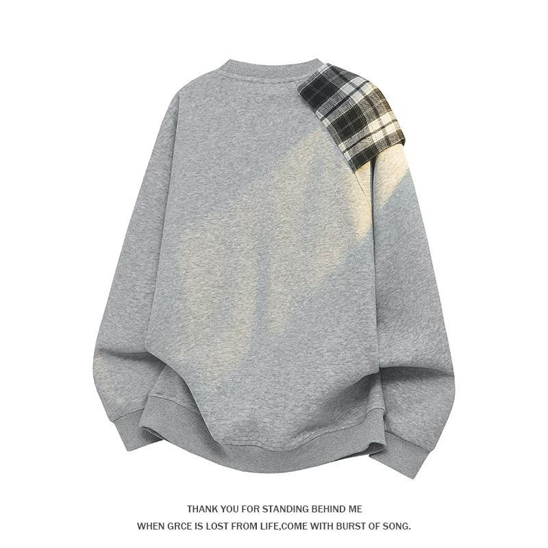 NASA ABOUT Autumn Bow Design Long Sleeve Sweater Men's and Women's Loose Casual Top