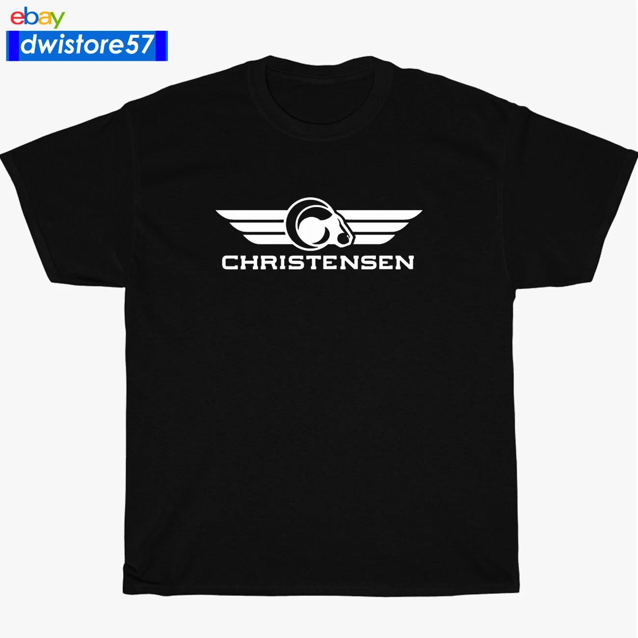 Новая футболка с логотипом Christensen Arms Черный/Темно-синий/Белый/Серый Мужская футболка S-3XL 4XL