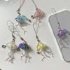 Jellyfish Tassel Y2K Jellyfish Mobile Key Chain Sea Shell Fish BackPack Keyring Bag