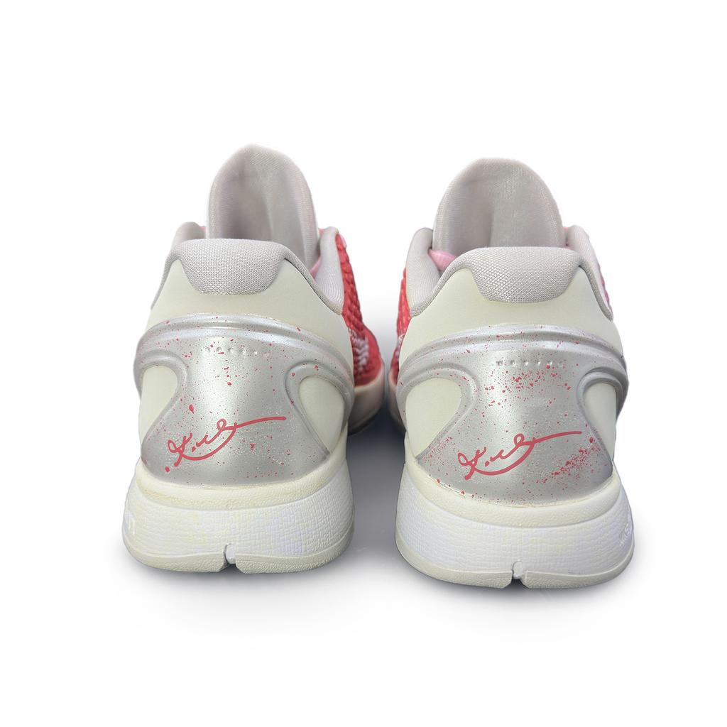 Nike Zoom Kobe 6 Párnázás Csúszásgátló Párnázás Csúszásgátló Alacsony szárú Kosárlabda cipők Férfi Fuksziaszín FQ3546-100(Csapat258-)