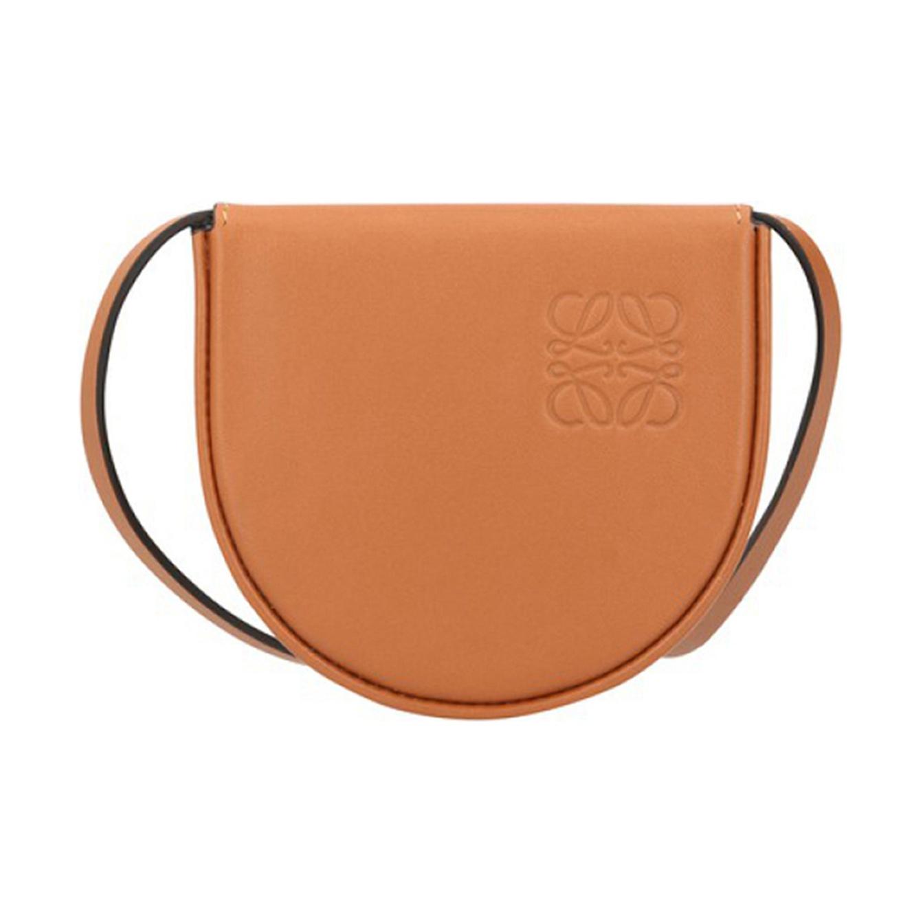 

Loewe Heel Logo Embossed Minimalist Solid Color Versatile Portable Leather Hoof Bag Shoulder Bag Women shoulder bag C661T15X06-2530 Basic Set (Bag+Dust Bag)