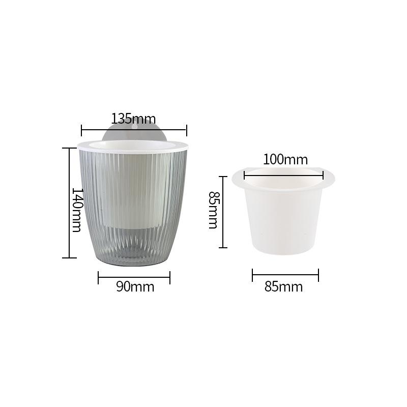 

Wall Mounted Plastic Potted Plant Flowerpot Creative Wall Hanging Planter Self Watering Planter Pots Home Wall Decoration