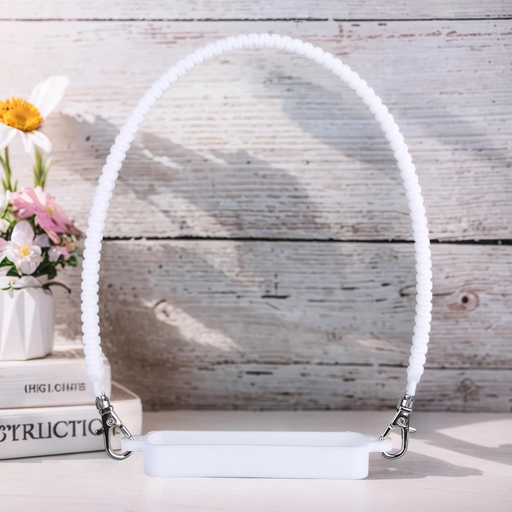 Water Bottle Handle Silicone Adjustable Shoulder Strap Fit Most 8-40oz Bottle Water Bottle Sling Carrier for Stanley Cup Accesso