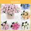 Flower Artificial Rose Bouquet With Silk Material For Home Decoration Wedding