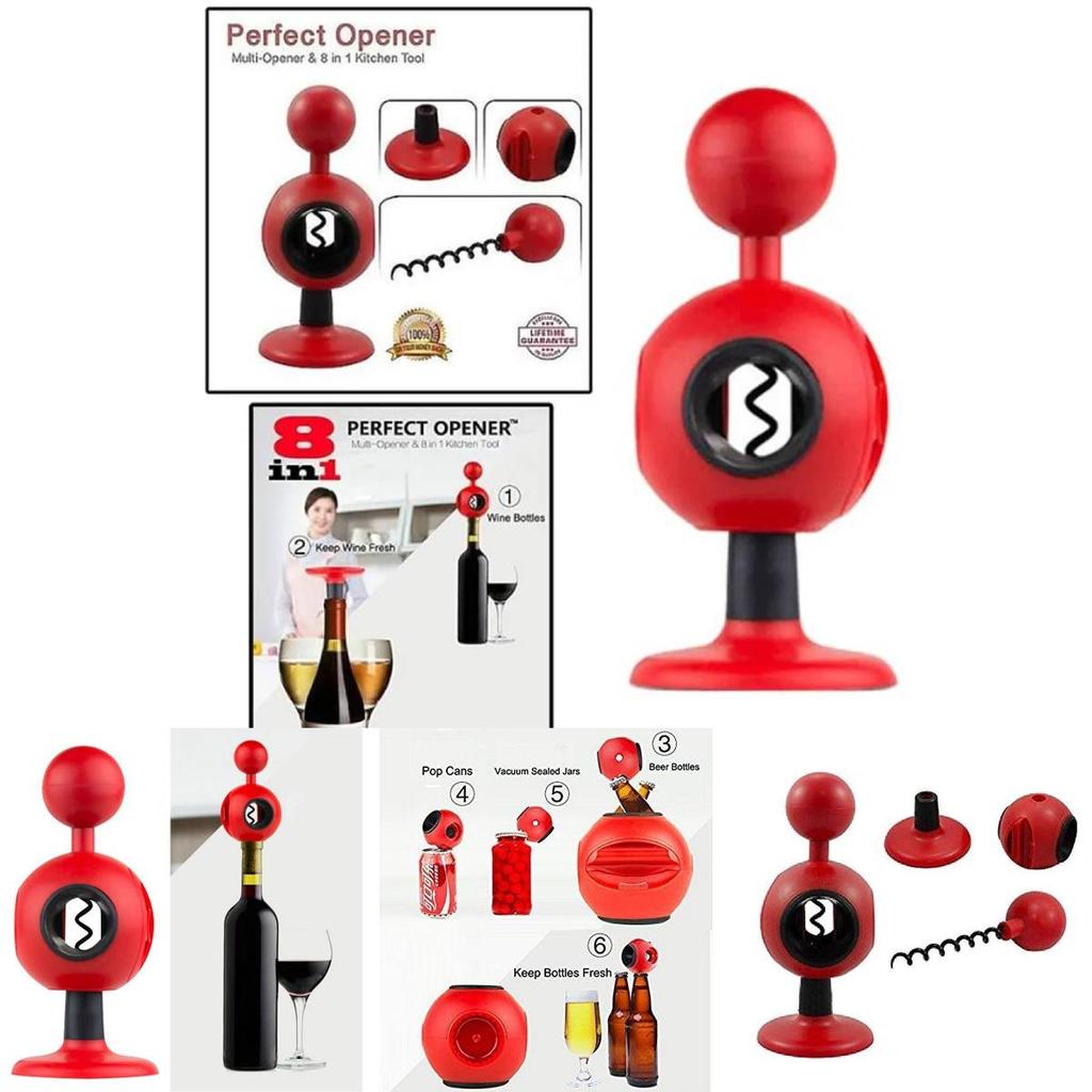 Home Use Multifunction Wine Opener With Plastic Material For Red And Old Wine Bottles