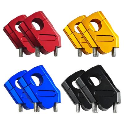 Adjustable Motorbike Handlebar Risers Heightening Clamp Mounting Suitable for Improved Ergonomics Riding Experience 2pcs