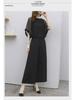 2025 Korean Women's Summer Fashion: Chiffon Top & High-Waist Wide-Leg Pants Set