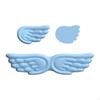 Angel Wing Keyboard Mice Wrist Computer Arm Rest Nonslip Coaster Cushion for Game Typing Office