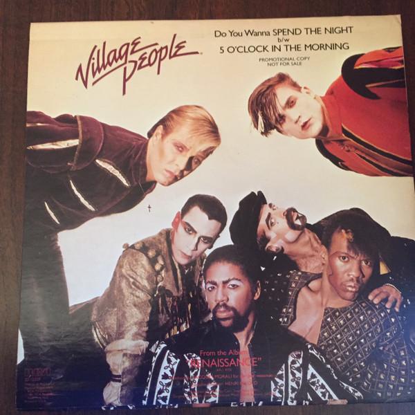 

12inch Record VILLAGE PEOPLE 5 OClock In The Morning JD12259 RCA 1981 US SoulFunk Used