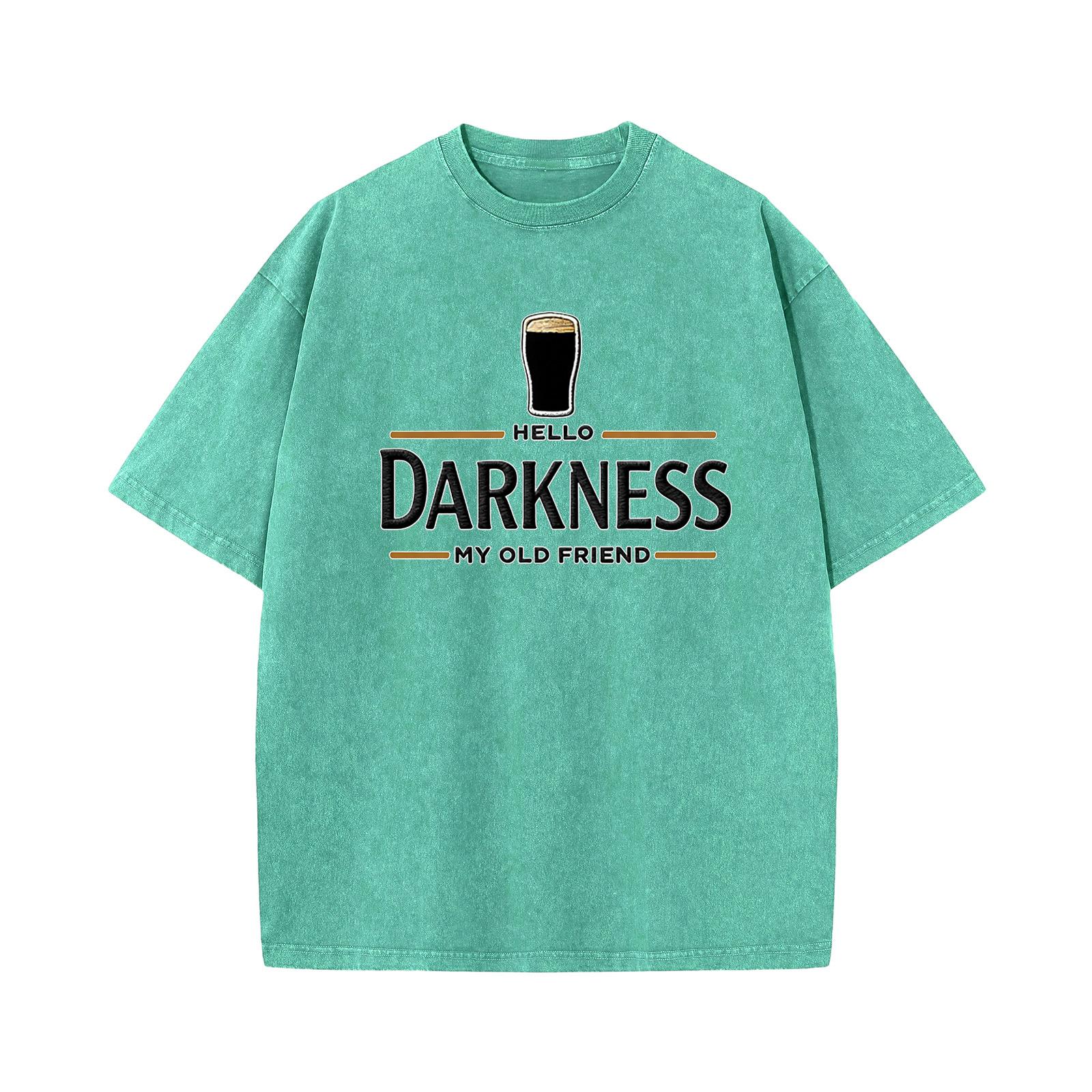 Men s Printed Round Neck T-shirt Casual Sports Short Sleeved Shirt XL 1670₽