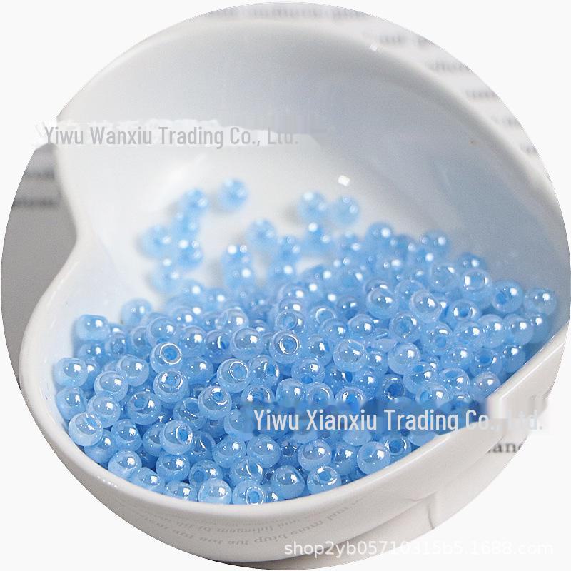 High-Quality 4mm Cream Imitation Ice Rice Beads for DIY Necklaces & Bracelets