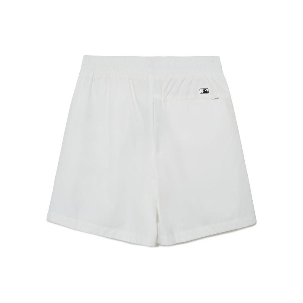 New MLB Basic Medium Logo Casual Shorts Unisex White 3ASMB0333-07WHS